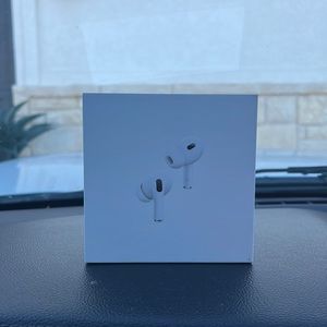 Apple AirPods Pro’s (2nd Generation). Used twice. Box + all accessories